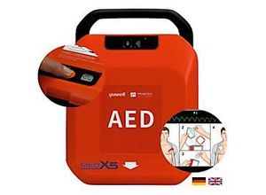 4262483650028 - Defibrillator MedX5 HeartSave Y manuelle Schockabgabe Sprachausgabe DE EN LCD-Anzeige IP55 ohne HLW-Feedback-Sensor