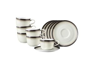 4262487295911 - Kaffeetassen mit Untertassen Terra 260 ml 6er Set