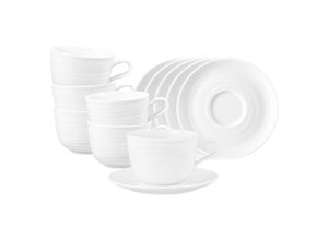 4262487295942 - Milchkaffeetassen mit Untertassen Terra 400 ml 6er Set 4262487295942 - Milchkaffeetassen mit Untertassen Terra 400 ml 6er Set