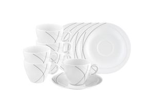 4262487296888 - Kaffeetassen mit Untertassen Trio Highline 230 ml 6er Set