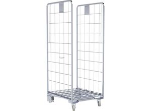 4262496892545 - Rollbehälter nestbar 2-seitig Ergo light BxT 667 x 800 mm Rad-Ø 100 mm kaiserkraft