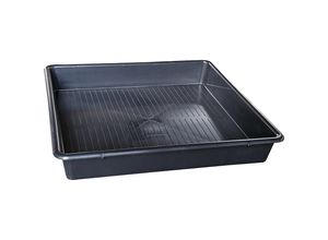 4262512390031 - Auffangwanne für Kleingebinde Volumen 77 l stapelbar B 800 x T 800 x H 120 mm Polyethylen schwarz