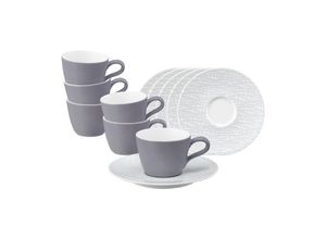 4262517045226 - Espressotassen mit Untertassen Life Fashion 90 ml 6er Set