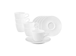 4262517045257 - Espressotassen mit Untertassen Life Fashion 90 ml 6er Set