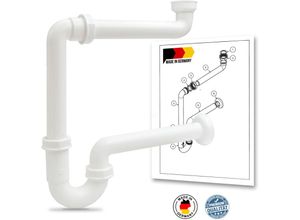 4270002455306 - - Raumsparsiphon für Waschbecken 1 1 4 x 32mm