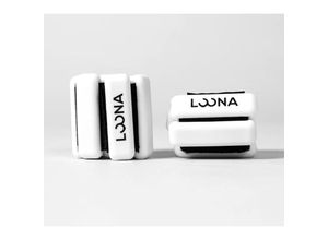 4270002456228 - Loona Gym Bracelets White- Fuss- und Handgelenk-Gewichte Fitness-Gewichte Laufgewichte Set (1 Paar) 1KG für Fitness Laufen Joggen Pilates