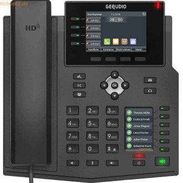 4270002812406 - IP-Telefon GX5+ mit Netzteil und WLAN-Stick - Fritz!Box Telek