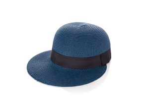 4270003712491 - Sonnenhut Strohkappe (Farbe navy)