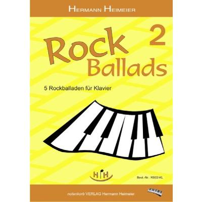 4280000011404 - Rock Ballads 2 - 5 Rockballaden für Klavier