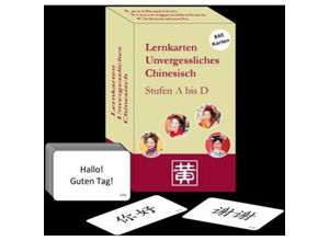 4280000116055 - Unvergessliches Chinesisch Stufen A bis D Lernkarten - Hefei Huang Dieter Ziethen Box