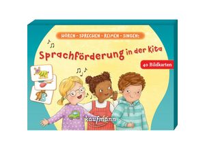 4280000572059 - 40 Bildkarten für Kindergarten Kita etc - Hören - sprechen - reimen - singen Sprachförderung in der Kita