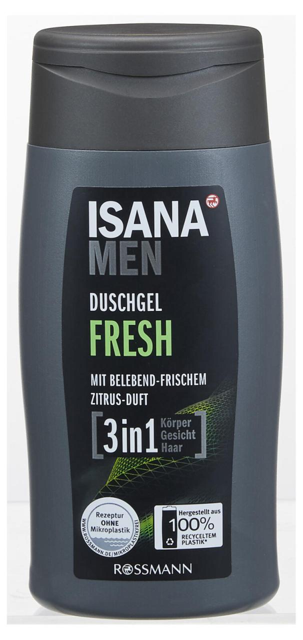 4305615407616 - ISANA MEN 3in1 FRESH Duschgel 300 ml 4305615407616 - ISANA MEN 3in1 FRESH Duschgel 300 ml