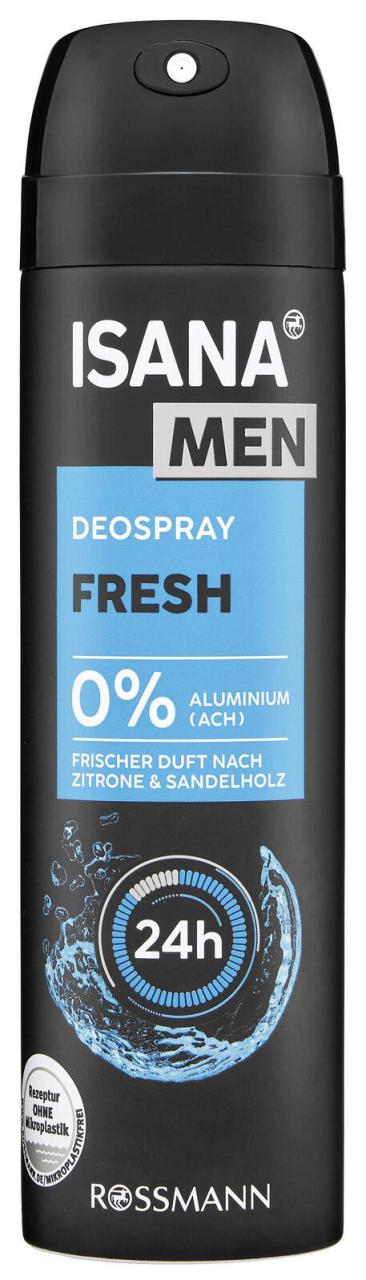 4305615614137 - ISANA MEN FRESH Deo-Spray 150 ml