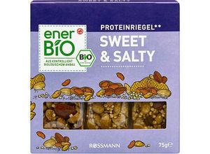 4305615985831 - enerBiO Bio Sweet & Salty Nussriegel 3 Riegel