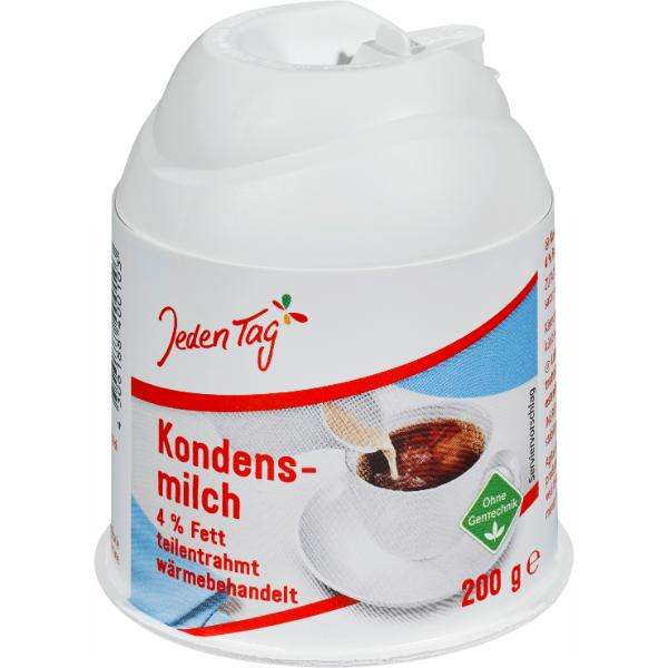 4306188400103 - Kondensmilch 4 % Fettgehalt Kännchen mit 200 g 4306188400103 Jeden Tag