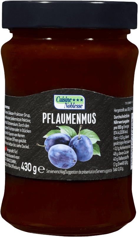 4306283159852 - Pflaumenmus Konfitüre Extra 450g