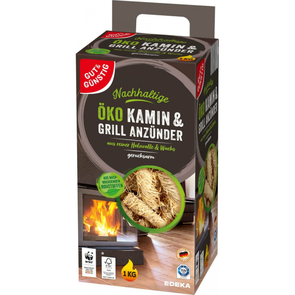 4311501024652 - Kamin- & Grillanzünder braun 4311501024652 GUT&GÜNSTIG