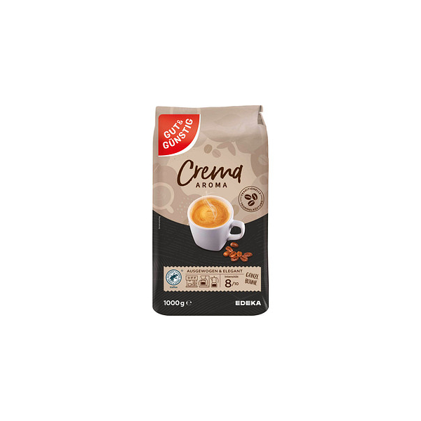 4311501040720 - Caffé Crema Kaffeebohnen Arabicabohnen kräftig 10 kg 4311501040720 GUT&GÜNSTIG