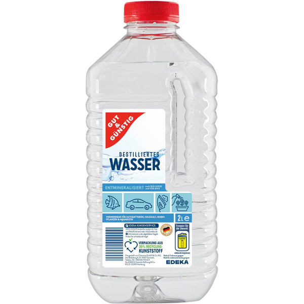 4311501418048 - destilliertes Wasser 2214853009 Flasche 4311501418048 2 Liter