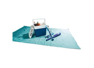 4311536004568 - Dekor Stranddecke 220x240 -versch Ausführungen - blau