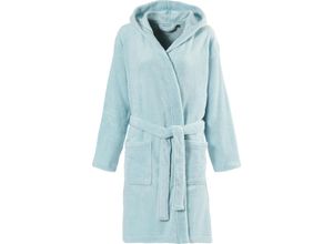 4311536036613 - SoC Damen-   Herren- Bademantel - Damen hellblau Gr L