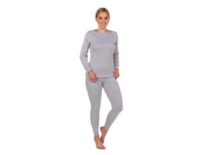 4311536102011 - SoC Damen Thermo Unterwäsche Set - grau melange Gr M