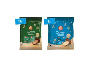 4316268509008 - Santa Claus in Town Schokoladen Zapfen 150 g verschiedene Sorten 20er Pack