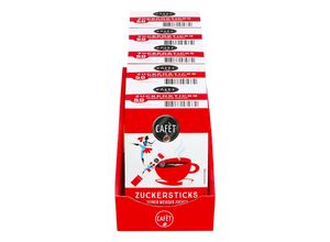 4316268535786 - Cafet für Cremesso Zuckersticks 50 Sticks 250 g 5er Pack