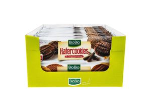 4316268551182 - BioBio Hafercookies schokoliert 200 g verschiedene Sorten 20er Pack