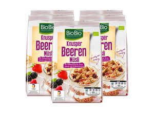 4316268609159 - BioBio Knusper Beeren Müsli 500 g 5er Pack