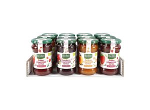 4316268629119 - BioBio Konfitüre mit Rohrzucker 330 g verschiedene Sorten 12er Pack