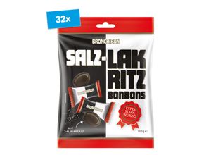 4316268636773 - Bronchibon Salz-Lakritz Bonbons 100 g 32er Pack