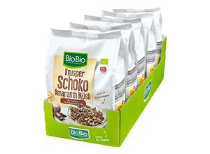 4316268672573 - BioBio Knusper Schoko Amaranth Müsli 500 g 5er Pack