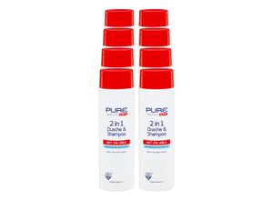 4316268675994 - Pure & Basic 2in1 Dusche & Shampoo 300 ml 8er Pack