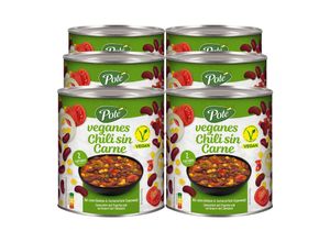 4316268683289 - Poté Chili sin Carne 800 g 6er Pack