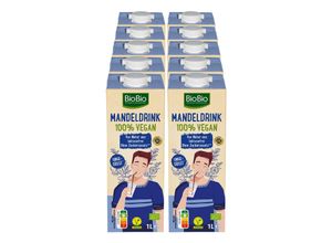 4316268685979 - BioBio Mandeldrink ungesüsst 1 Liter 10er Pack