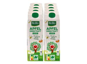 4316268706544 - BioBio Apfelsaft 1 Liter 8er Pack