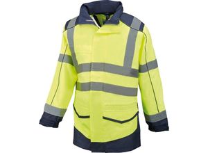 4317784567169 - Format Warnregenjacke Whistler gelb marine-blau Gr��e M