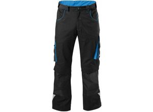 4317784733199 - H-Bundhose 24 schwarz türkis Gr 54 - Fortis