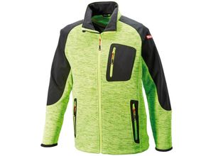 4317784748568 - Fortis - Strickjacke Herren 24 Gr m limegreen-schwarz