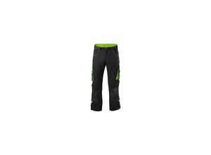 4317784750172 - Bundhose 24 schwarz limegreen Gr 90 - Fortis