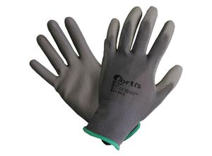 4317784794015 - Fortis - 12 Paar Handschuh Fitter PU Nylon Gr 10 grau