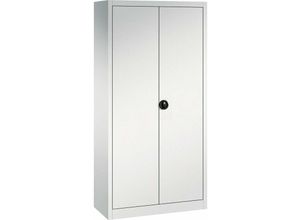 4317784969710 - - Flügeltürenschrank 4 Böden 70kg Traglast H1950xB930xT400mm ral 7035 7035