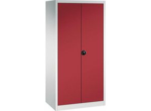 4317784969741 - - Flügeltürenschrank 4 Böden 70kg Traglast H1950xB930xT400mm ral 7035 3003