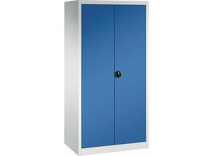 4317784969963 - - Flügeltürenschrank 4 Böden 110kgTraglast H1950xB930xT400mm ral 7035 5010