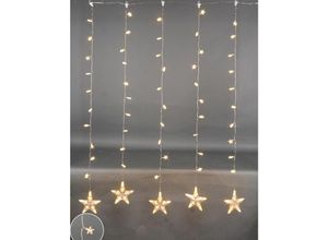 4333692008198 - Lichtervorhang 132 led Sterne Timer Weihnachtsbeleuchtung Lichternetz - Trendline