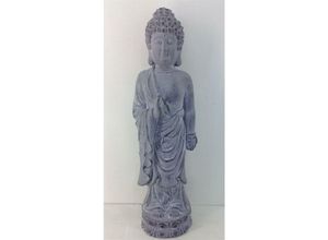 4333692022293 - Trendline - Dekofigur Buddha 515 cm grau Gartenfiguren