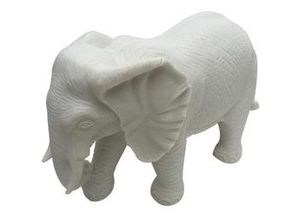 4333692041997 - Trendline Statue Elefant 42 cm weiß