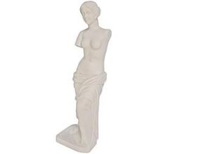 4333692042185 - Trendline - Statue Venus v Milo 22 x 25 x 80cm Resin Weiß Dekostatue Dekofigur