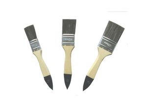 4333692048286 - Trendline - Acryl-Pinselset 30mm 40mm 50mm 3 tlg Pinsel Acrylpinselset Maler-Set